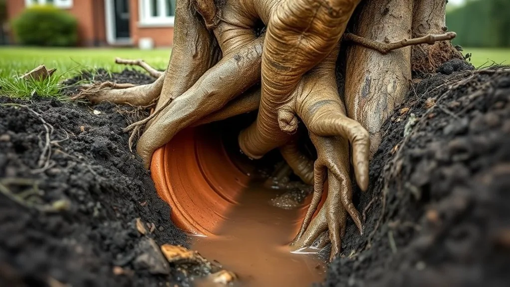 Tree Root Damage in Drains | Detection & Removal in Swanley